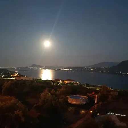 Souda Bay View With Private Pool Near Chania City Exterior photo